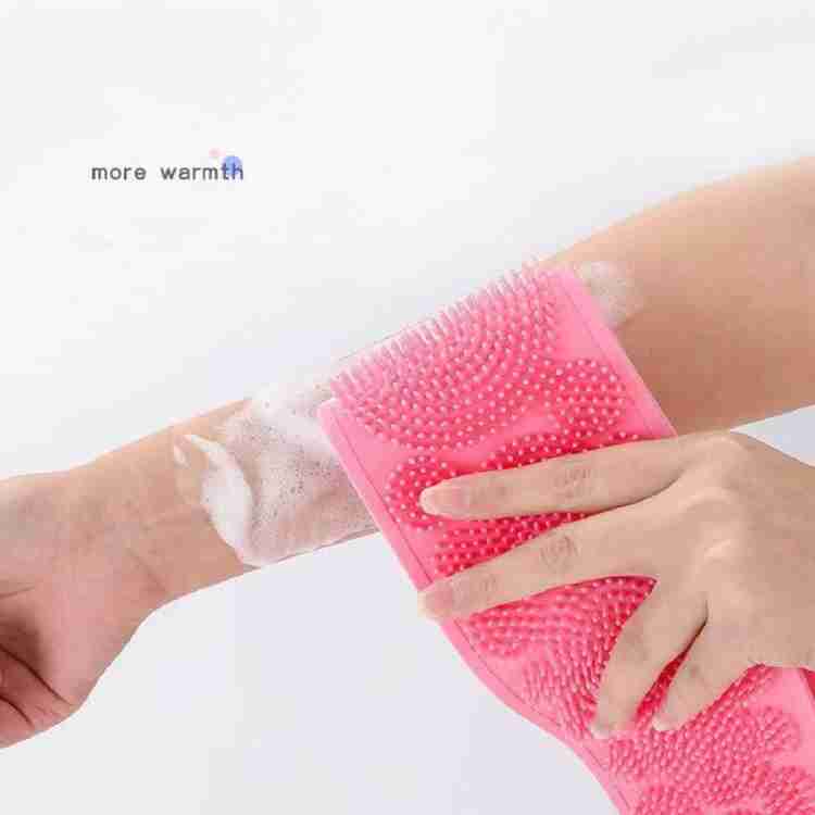 Eco-Friendly Silicone Shower Brush & Back Scrubber Towel Eco-Friendly Silicone Shower Brush & Back Scrubber Towel